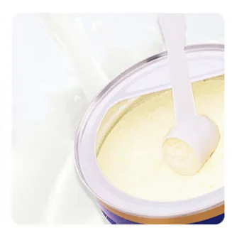 Milk powder tin sealed with a tinplate easy open lid