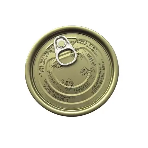 307# tinplate easy open end for pet food and meat cans